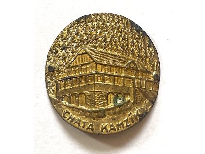 CHATA Kamzík. Štítek na hůl.