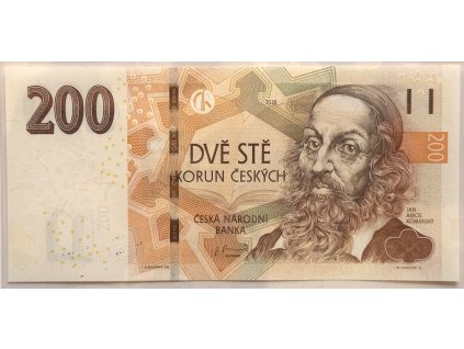 Česko. 200 Korun 2018. Série W 07. Hej. CZ 32.