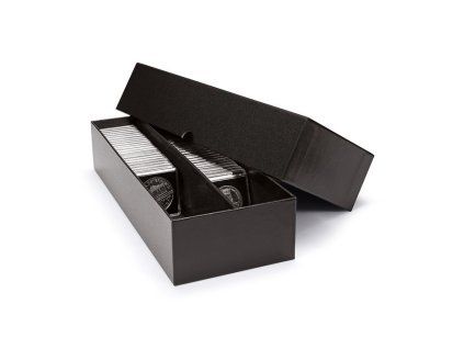 logik archive box for quadrum capsules and coin holders black