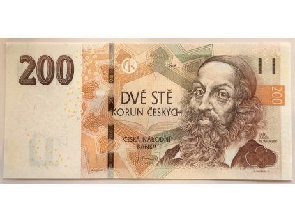 Česko. 200 Korun 2018. Série M 77. Hej. CZ 32.