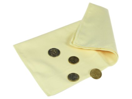Lešticí hadřík na mince 30×30 cm - 1