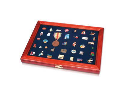 Vitrína na 100 odznaků 375×260×30 mm - 1