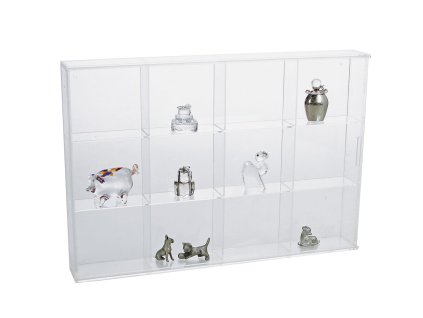 Akrylová vitrína 12 polí 85×75×42 mm - 1