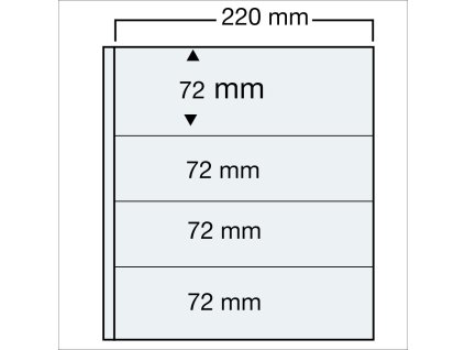 Listy se 4 poli 72×220 mm - 1