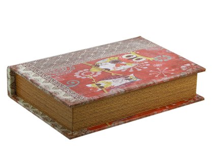 Box ve tvaru knihy - motiv sovy - 1