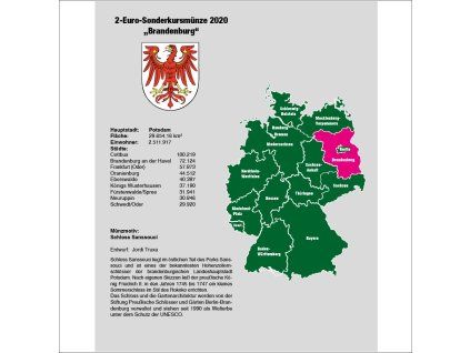 List TOPset na 2€ mince Německo - Braniborsko - 1