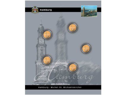 List TOPset na 2€ mince Německo - Hamburg - 1