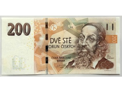 Česko. 200 Korun 2018. Série M 75. Hej. CZ 32.