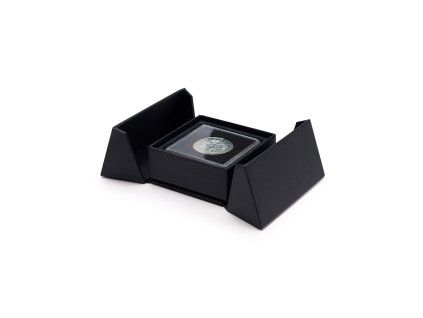 porta coin case for a quadrum coin capsule black