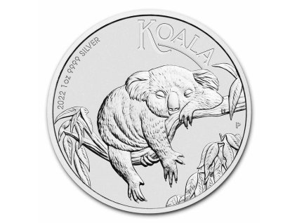 stribrna mince koala 1 oz 2022 perth mint 01