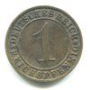 NĚMECKO. 1 Reichspfennig 1934/A. KM-37