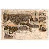 Jablonec nad Nisou / Gablonz a. N. 1897. Litografie.