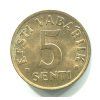ESTONSKO. 5 senti 1991.
