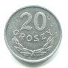 POLSKO. 20 groszy 1965. Y-A47