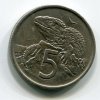NOVÝ ZÉLAND. 5 cents 1975. KM-34.1