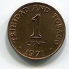 TRINIDAD A TOBAGO. 1 cent 1971. KM-1