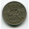 VELKÁ BRITÁNIE. 6 pence 1951. KM-875
