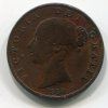 VELKÁ BRITÁNIE. Viktorie I. (1837 - 1901). 1/2 penny 1854.
