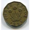 VELKÁ BRITÁNIE. 3 pence 1942. KM-849