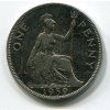 VELKÁ BRITÁNIE. 1 penny 1939. KM-845. Postříbřeno.