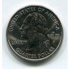 USA. 1/4 dollar 2001/P. Rhode Island.