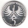 NĚMECKO. 5 Mark 1978/F. Balthasar Neumann. Ag.