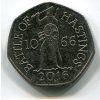 VELKÁ BRITÁNIE. 50 pence 2016. Battle of Hastings.