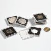 Kapsle QUADRUM, na mince do Ø 21 mm, průhledné, s černou pěnou - 10 kusů v balení
