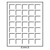 Box se 35 čtvercovými poli o rozměru 35×35 mm, kouřová barva