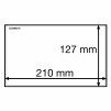 Ochranné obaly BASIC, na bankovky o rozměru 204×123 mm - 50 kusů v balení