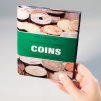 muenzen taschenalbum coins mit 8 muenzblaettern fuer je 6 muenzen laminiert 3 2
