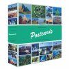 Album POSTCARDS s potiskem, na 600 pohlednic ve formátu až 162×144 mm, s 50 vázanými listy