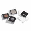 Kapsle QUADRUM MINI, na mince do Ø 10 mm, průhledné, s černou pěnou - 10 kusů v balení 