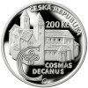 ČNB 200 KČ STŘÍBRNÁ MINCE kronikář kosmas 2 PROOF