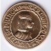 11 - SAVOJSKO. Karel I. Dukát (1483-1490). Kopie, eloxovaný hliník..