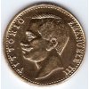 23 - ITÁLIE. Viktor Emanuel III. 100 lire 1905. Kopie, eloxovaný hliník.