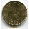 ITÁLIE. 200 lire 1998.