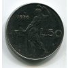 ITÁLIE. 50 lire 1956.