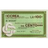 ITÁLIE.  ICCREA Roma. I stituto di credito delle Casse Rurali e Artigiane. 100 lire. 14. 1.1977.