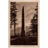 ŠUMAVA. Plešné jezero. Stifterův památník. / Stifter-Denkmal am Plöckenstein-See. 1916.