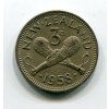 NOVÝ ZÉLAND. 3 Pence 1958.