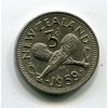 NOVÝ ZÉLAND. 3 Pence 1959.