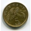 SINGAPUR. 5 cents 1988.