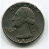 USA. 1/4 dollar 1980/D