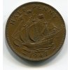 VELKÁ BRITÁNIE. 1/2 penny 1947. KM-844
