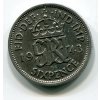 VELKÁ BRITÁNIE. 6 pence 1943. Ag.