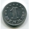 JUGOSLÁVIE. 1 dinar 1963.