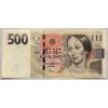 ČESKO. 500 korun 2009. Série K 01. Hej. CZ 29