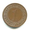 NĚMECKO. 1 Reichspfennig 1929/F.