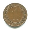 NĚMECKO. 1 Reichspfennig 1930/F.